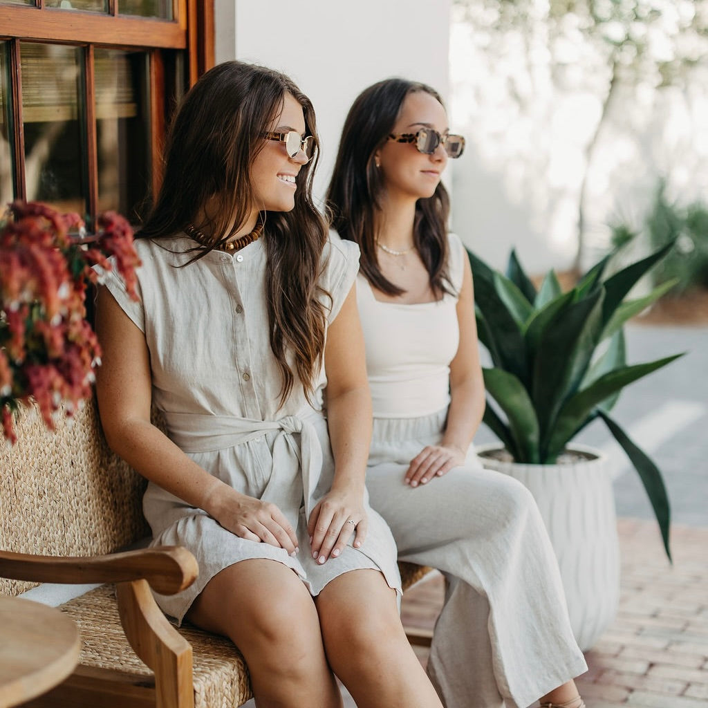 Oatmeal Linen Milano Dress
