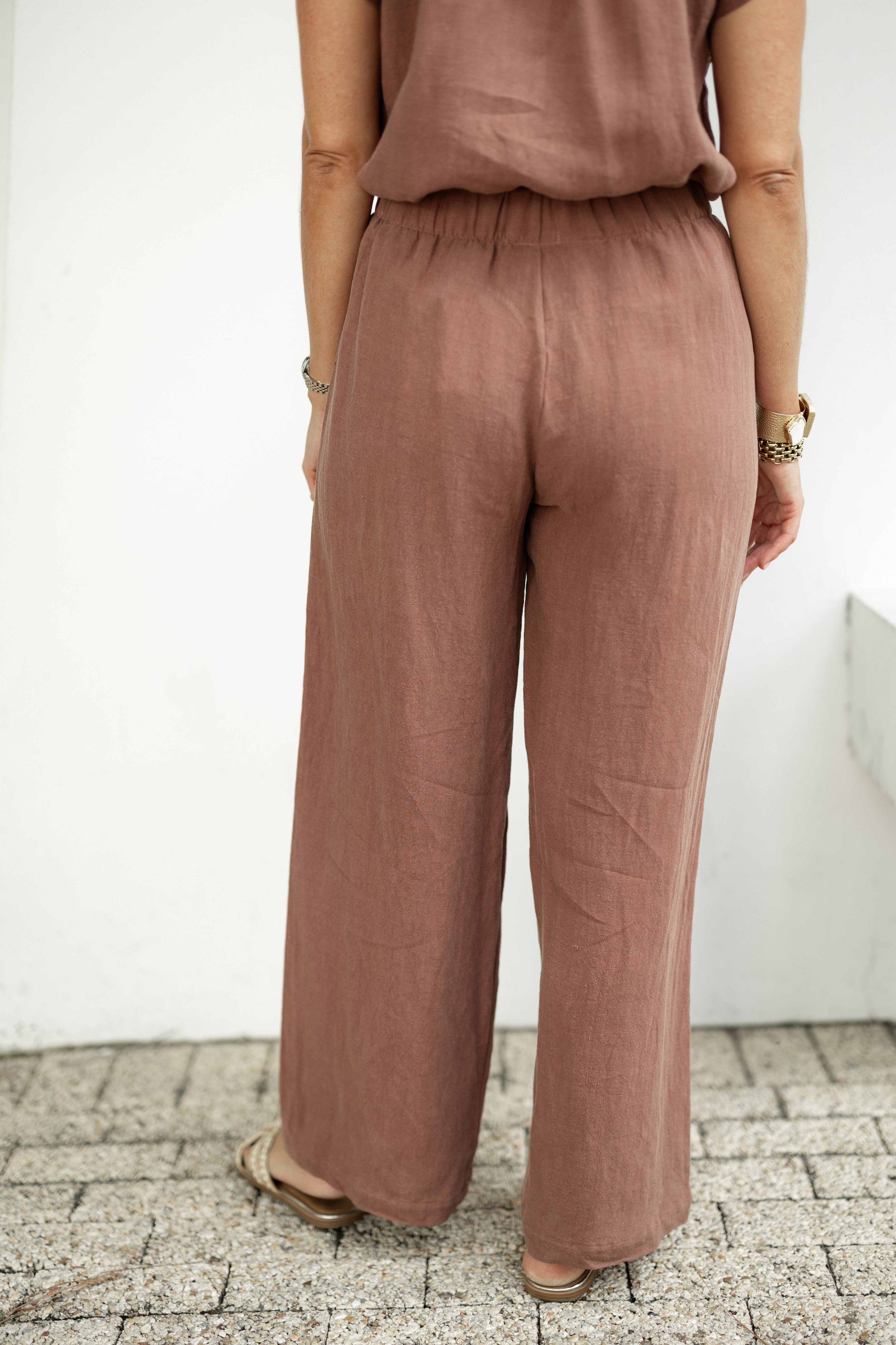 Cocoa Linen Pant